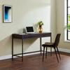 Caffoz 48" Writing Desk | Study Computer Desk | Dark Brown Mahogany | Laptop PC Table Workstation with 2 Drawers for Home Office | Storage Space Saver view 4