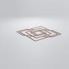 23 3/8"W X 23 3/8"H Large Norwood Decorative Fretwork Wood Wall Panels, Birch view 3