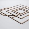 23 3/8"W X 23 3/8"H Large Norwood Decorative Fretwork Wood Wall Panels, Birch view 4