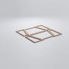 Ekena Millwork WALW24X24X0375GLYBI Greeley 3/8"T Decorative Fretwork Wall Panels, 23 3/8"W X 23 3/8"H, Birch view 3