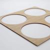 23 3/8"W X 23 3/8"H Large Wembley Decorative Fretwork Wood Wall Panels, Birch view 4