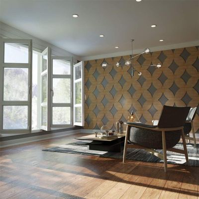 Ekena Millwork WALW24X24X0375GSHBI Gresham 3/8"T Decorative Fretwork Wall Panels, 23 3/8"W X 23 3/8"H, Birch
