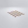 Ekena Millwork WALW24X24X0375WSTBI Westmore 3/8"T Decorative Fretwork Wall Panels, 15 1/2" W X 23 H, Birch view 3