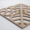 Ekena Millwork WALW24X24X0375GRDBI Garland 3/8"T Decorative Fretwork Wall Panels, 23 3/8"W X 23 3/8"H, Birch view 4