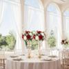 20in Metal Crystal Wedding Centerpiece Vases for Tables, Set of 2 Gold Trumpet Flower Vase Stands for Wedding Party Reception Dining Room Living Room Home Dcor view 2