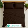 Cottington Lane Premium Quality 100% Egyptian Cotton 4 Piece California King Size Bed Sheet Set Fits 12 inch Deep Pocket Mattress, Naturally Cool& Durable Luxury Bedding, Chocolate Stripe view 3