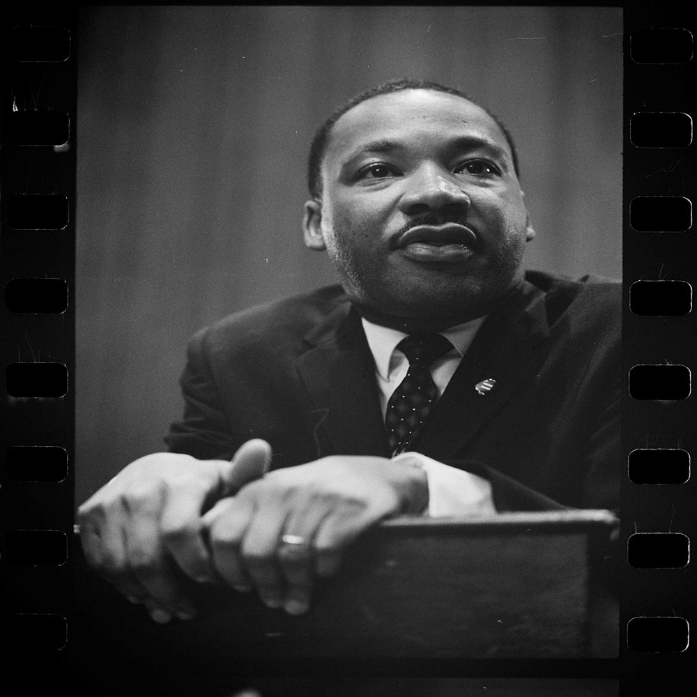 Iconic Arts Martin Luther King American Civil Activist Laminated Poster 24x36