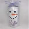 Personalized Snowman Skinny Stainless Steel Insulated Tumbler Travel Cup view 2
