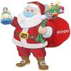 2020 Christmas Ornament Santa in Quarantine Keepsake Unique Luxury Ornament Christmas Tree Hanging Ornaments for Tree Xmas Decoration(3 Pcs) B view 2