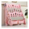 QWEASDF Bookshelf for Kids, Kids Book Rack/Toddler Bookshelf/Child Book Display/Kid Small Bookshelf, for Reading Rooms, Bedrooms, Toddler's Room,Pink,2 view 1