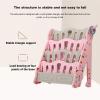 QWEASDF Bookshelf for Kids, Kids Book Rack/Toddler Bookshelf/Child Book Display/Kid Small Bookshelf, for Reading Rooms, Bedrooms, Toddler's Room,Pink,2 view 3