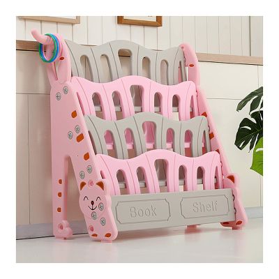 QWEASDF Bookshelf for Kids, Kids Book Rack/Toddler Bookshelf/Child Book Display/Kid Small Bookshelf, for Reading Rooms, Bedrooms, Toddler's Room,Pink,1