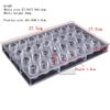 32 cavities creative oval glitter pills tablet shape PC polycarbonate chocolate mold candy mould ice cube molds DIY bakeware view 2