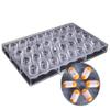 32 cavities creative oval glitter pills tablet shape PC polycarbonate chocolate mold candy mould ice cube molds DIY bakeware view 3