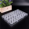 32 cavities creative oval glitter pills tablet shape PC polycarbonate chocolate mold candy mould ice cube molds DIY bakeware view 4