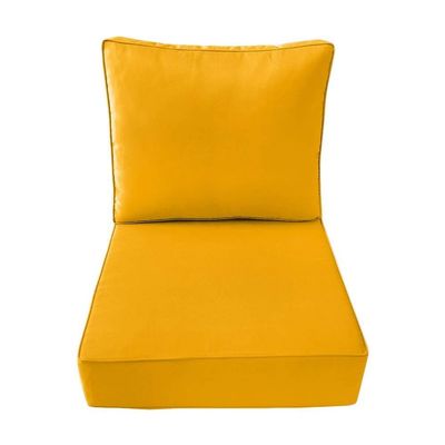 DBM IMPORTS *Cover ONLY*- Outdoor Deep Seat Backrest Pillow Slipcover Piped Trim Large-AD108