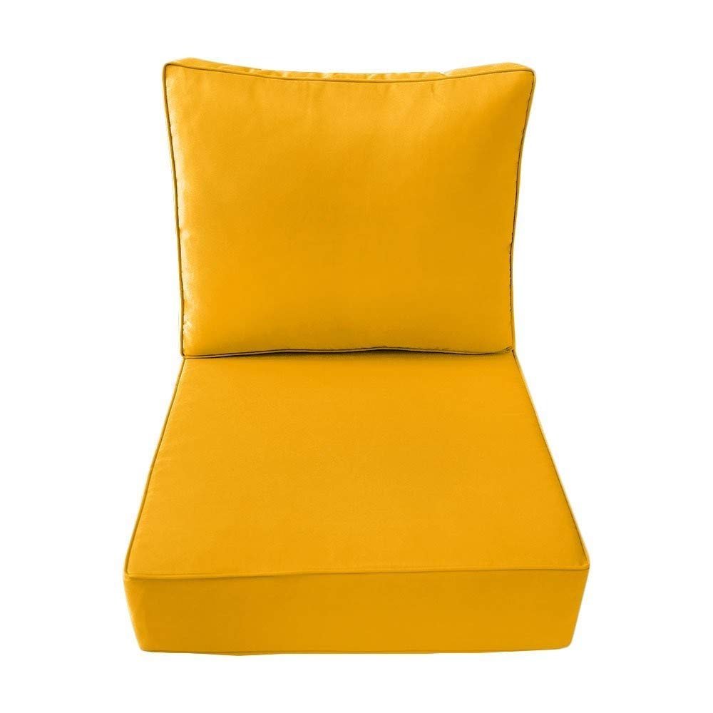 DBM IMPORTS *Cover ONLY*- Outdoor Deep Seat Backrest Pillow Slipcover Piped Trim Large-AD108