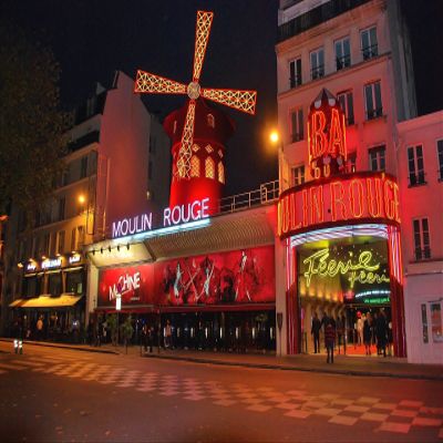 Iconic Arts Moulin Rouge France Historic Landmark Laminated Poster 24x36