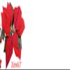 ciciTree Red Christmas Artificial Poinsettia Garland String Lights for Garden Fireplace Door Decoration view 2