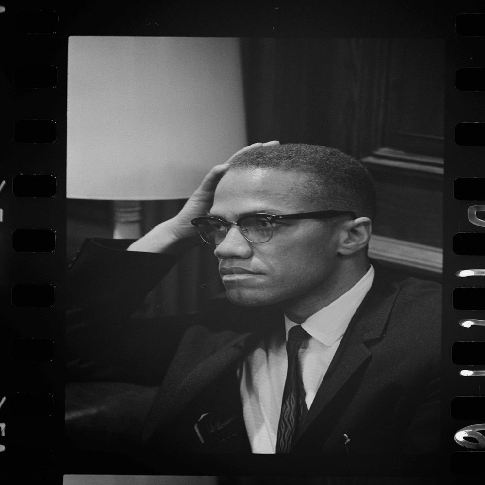 Iconic Arts Malcom X American Civil Activist Laminated Poster 24x36