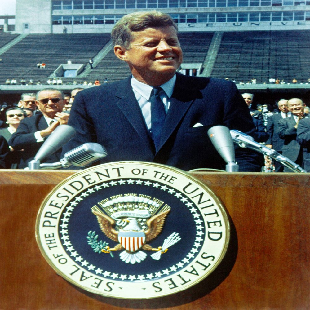 Iconic Arts JFK 35th US President Laminated Poster 18x24