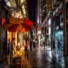 Iconic Arts Athens Greece Alley at Night Laminated Poster 24x36 view 1