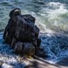 Iconic Arts Ocean Beach Rock Formation Laminated Poster 24x36 view 1