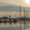 Iconic Arts St. Tropez Yacht Harbor Scenic View Laminated Poster 24x36 view 1