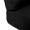 DBM IMPORTS *Cover ONLY*- Outdoor Deep Seat Backrest Pillow Slipcover Piped Trim Large-AD109 view 2