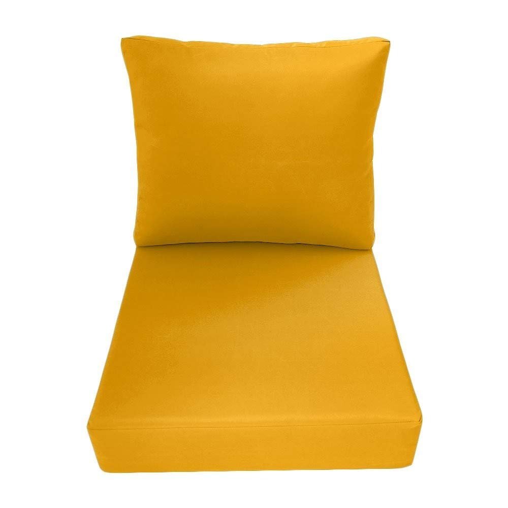 DBM IMPORTS *Cover ONLY*-Outdoor Deep Seat Backrest Pillow Slipcover Knife Edge Medium-AD108