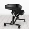 Ergonomic Kneeling Chair, Corrective Posture Seat for Home Office, Adjustable Stool with Thick Foam Cushions and Smooth Gliding Casters - Back & Neck Pain Relief | Spine Tension Relief view 2