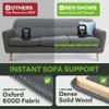 BEN'SHOME Heavy Duty Couch Cushion Support Board for Sagging Sofas | Fits 58"-67" x 19.7" Deep | Protects Your Back from Sinking Seats | 0.5" Solid Wood, 400 LBS, Anti-Slip, Lifetime Replacement view 3