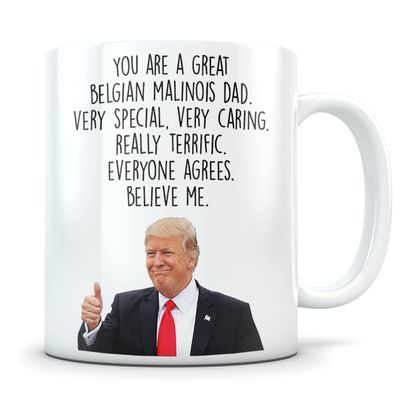 Belgian malinois gifts for men, belgian malinois dad, belgian malinois gifts, belgian malinois mug, belgian malinois dad mug, malinois gift