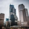 Iconic Arts Downtown Chicago City Skyline Laminated Poster 18x24 view 1