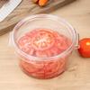 Restaurantware-LIDS ONLY: Met Lux Food Storage Container Lids, 10 Round Marinating Container Lids - Containers Sold Separately, With Date Indicator, Clear Plastic Lids, Dishwashable, Freezable view 4