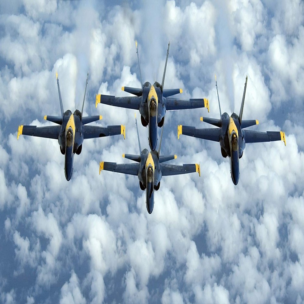 Iconic Arts US Navy Blue Angels Laminated Poster 24x36
