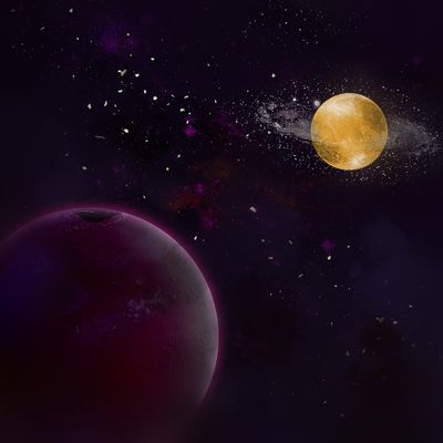 Iconic Arts Space Galaxy Laminated Poster 18x24