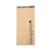 Restaurantware Bag Tek 6.5 x 4.1 Inch Foil Food Bags 100 Half Gallon Hot Dog Wrappers - Greaseproof Non Vented Kraft Paper Hot Food Wraps Disposable For To Go Meals view 2