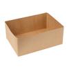 Restaurantware-Bio Tek 8.4 x 6 x 3.5 Inch Burger Trays, 100 Disposable Paper Food Trays - Recyclable, Sturdy, Kraft Paper Movie Snack Trays, For Meals, Snacks, And Baked Goods view 2