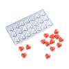 Pastry Tek 10.8 x 5.3 Inch Heart Molds, 10 Freezer-Safe Heart Shaped Molds - 21 Cavities, Dishwasher-Safe, Clear Polycarbonate Heart Candy Molds, Easy To Release, Durable view 1