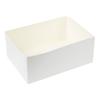 Restaurantware Bio Tek 8.4 x 6 x 3.5 Inch Burger Trays 100 Disposable Paper Food Trays - Recyclable Sturdy White Paper Movie Snack Trays For Meals Snacks And Baked Goods view 2