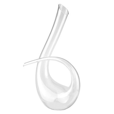 1500ml 6-shaped Decanter, Red Wine Brandy Handmade Crystal Glass Aerator Bottle Pourer
