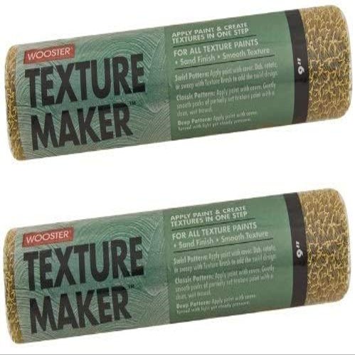 Wooster Brush R233-9 Texture Maker Roller Cover, 9-Inch, Pack of 2