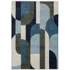 Oriental Weavers Strada Area Rug - STR03-7'10" x 10'10" - in Blue/Grey - Modern Style, Stain Resistant, Family and Pet Friendly, Dining, Living Room Rug view 2
