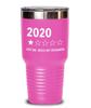 2020 One Star Rating Very Bad Would Not Recommend Tumbler Funny 2020 Sucks Travel Mug 20 or 30 oz Powder Coated Stainless Steel Insulated Coffee Cup f view 1