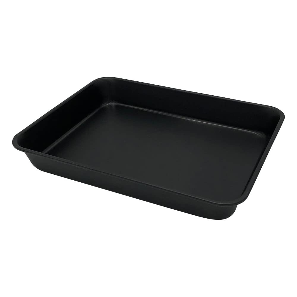 AS ONE Black Square Tray / 4-2630-06