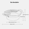 Japanese Style Tempura Fryer, Household Induction Cooker, Gas Stove, Universal Steaming And Frying, Multifunctional Kitchen Cooker,24cm view 2