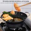 Japanese Style Tempura Fryer, Household Induction Cooker, Gas Stove, Universal Steaming And Frying, Multifunctional Kitchen Cooker,24cm view 4