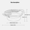Japanese Style Tempura Fryer, Household Induction Cooker, Gas Stove, Universal Steaming And Frying, Multifunctional Kitchen Cooker,20cm view 2