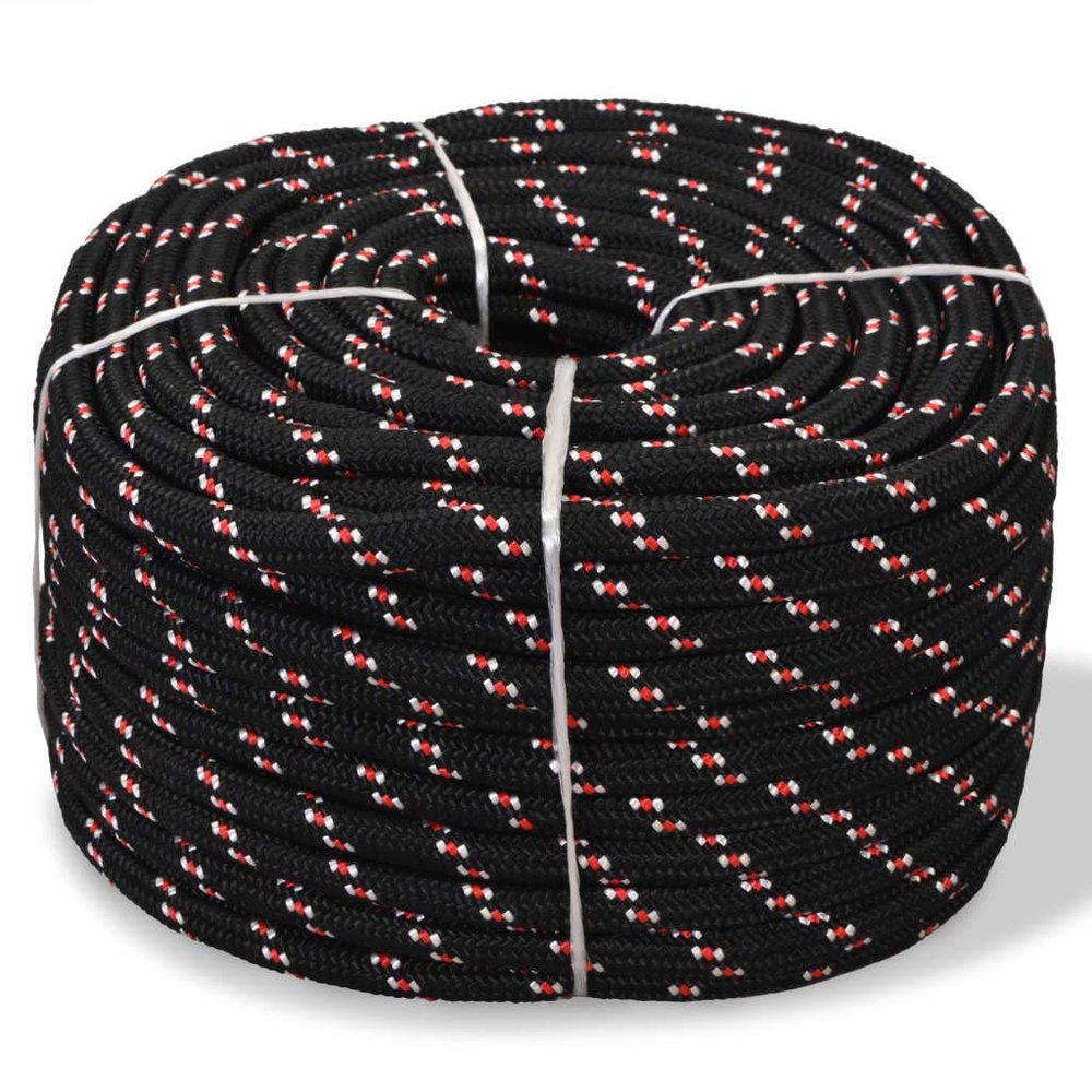 FAMIROSA Marine Rope Polypropylene 0.55 1968.5 Black